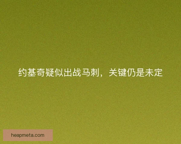约基奇疑似出战马刺，关键仍是未定
